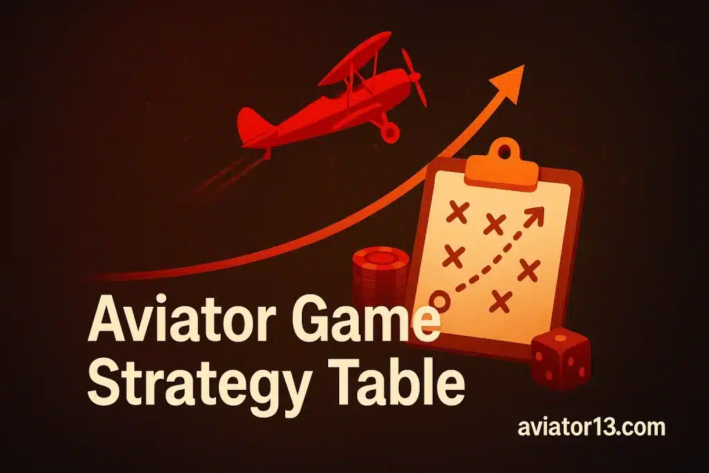 Aviator Game Strategy Table