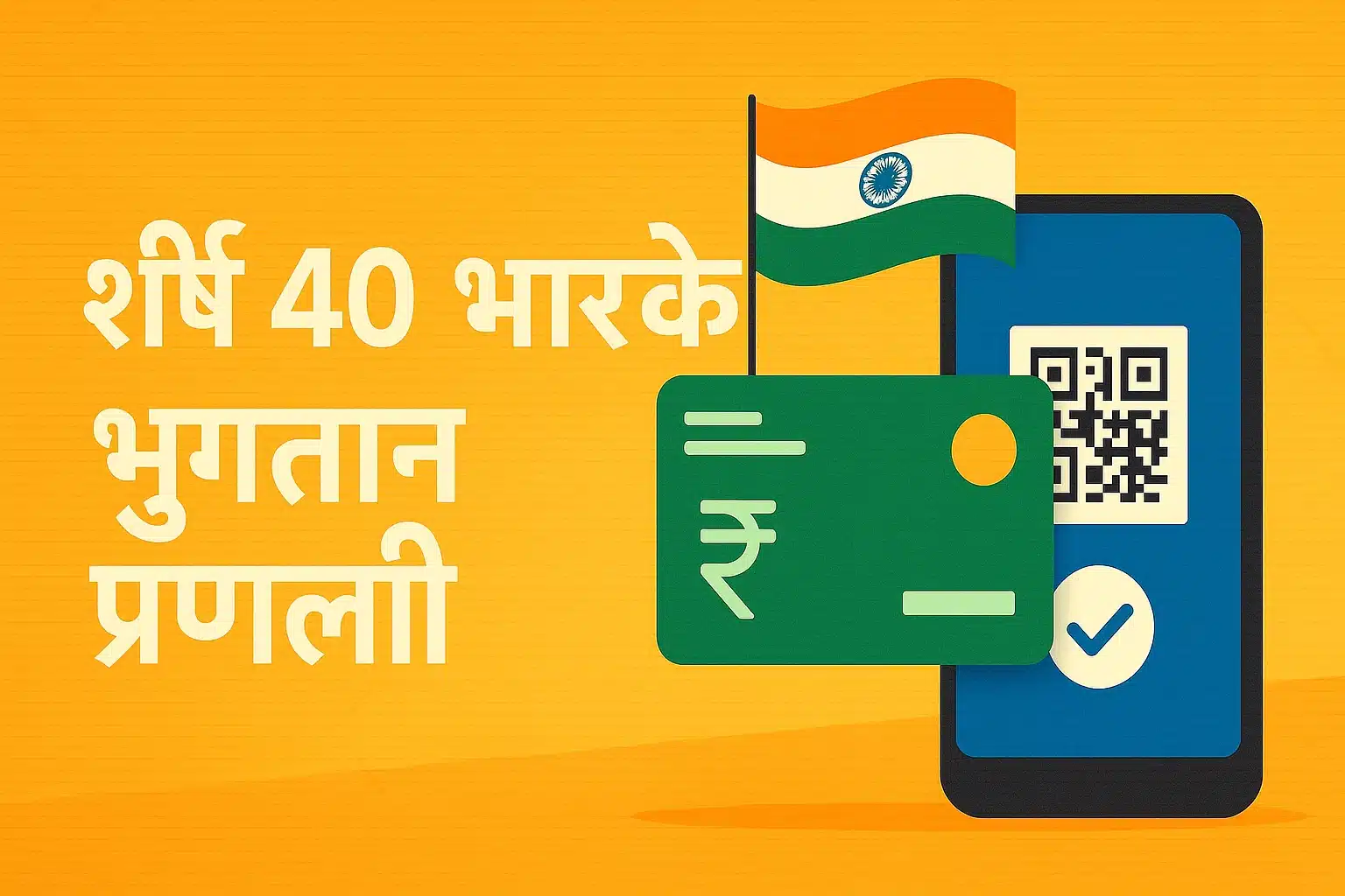 शीर्ष 40 भारत के भुगतान प्रणाली